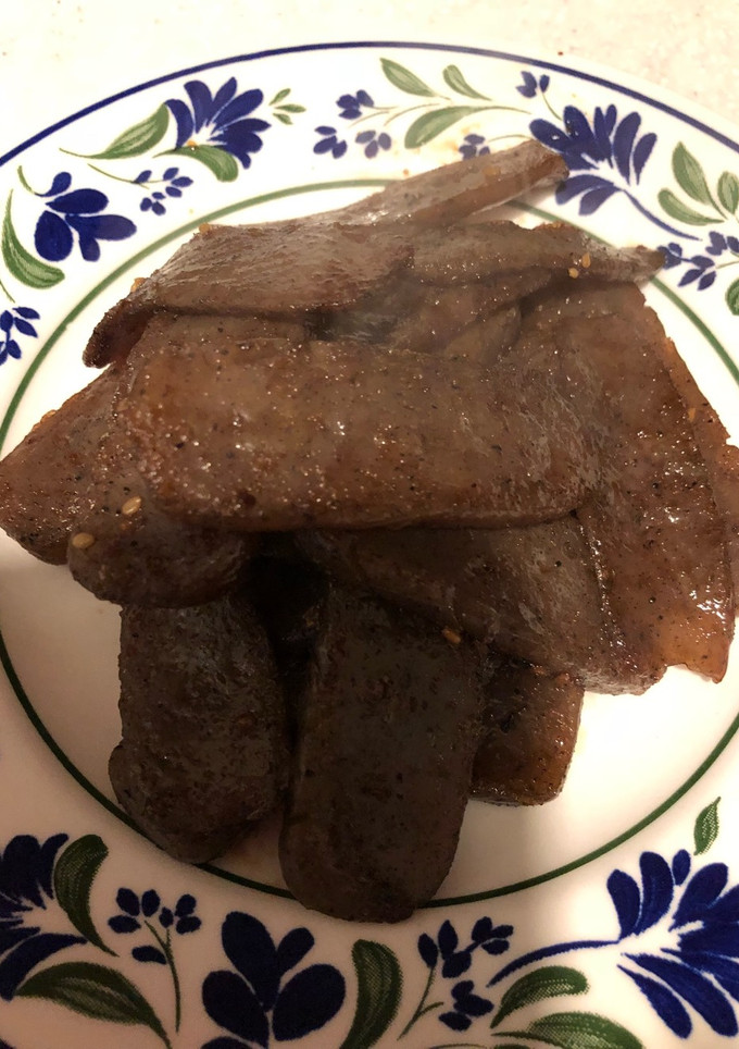 コンニャクの焼き肉のたれ炒め-レシピのメイン写真