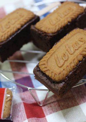 バレンタインに！ロータスブラウニー♪-レシピのメイン写真