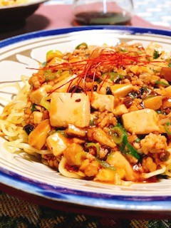+酢でさっぱり旨辛・麻婆豆腐焼きそば-レシピのメイン写真