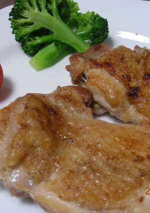 皮パリっ☆ジューシー　鶏もも肉のソテー-レシピのメイン写真