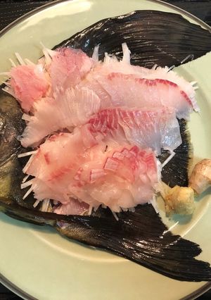 ツバメウオお造り-レシピのメイン写真