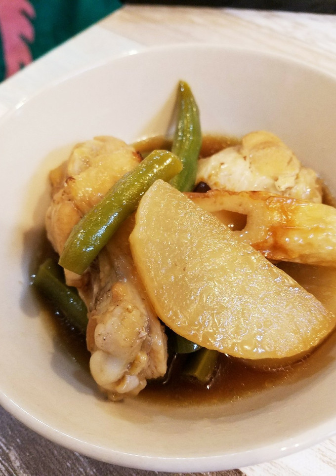 簡単☆鶏手羽と大根の煮物-レシピのメイン写真
