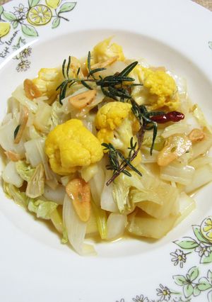 白い野菜のカポナータ-レシピのメイン写真