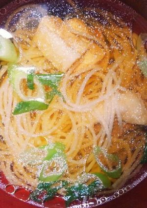 ☆そうめんと鶏肉のお汁☆☆☆-レシピのメイン写真