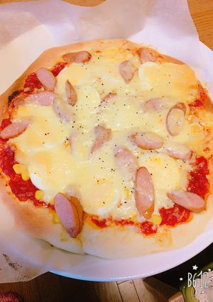 ボールで手ごね♪生地から手作りの簡単ピザ-レシピのメイン写真