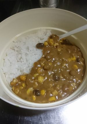 【包丁不要】お豆さんのココナッツカレー-レシピのメイン写真