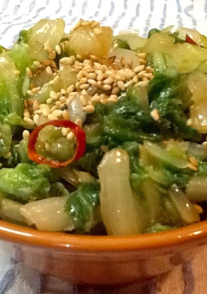 白菜の和え物・ごま油風味-レシピのメイン写真