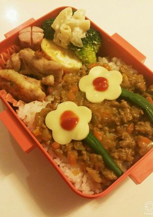 女子高生★簡単★ドライカレー弁当-レシピのメイン写真