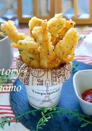 まるでイカフライ!ムネ肉スティックフライ-レシピのメイン写真
