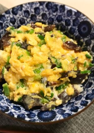 きくらげのとじ丼-レシピのメイン写真