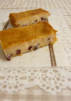 小豆のスクエアチーズケーキ-レシピのメイン写真