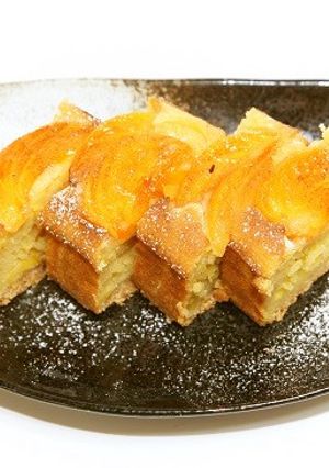 柿のキャラメリゼケーキ-レシピのメイン写真