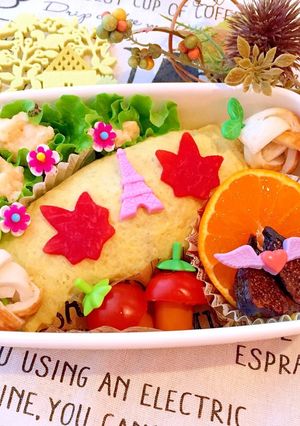 オムソバ 秋弁当-レシピのメイン写真