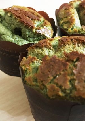 材料３つで！抹茶マフィン！-レシピのメイン写真