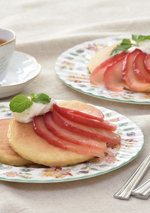 リンゴのパンケーキ-レシピのメイン写真