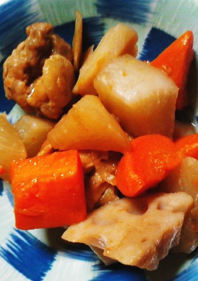 我が家の残り野菜で煮物♪-レシピのメイン写真