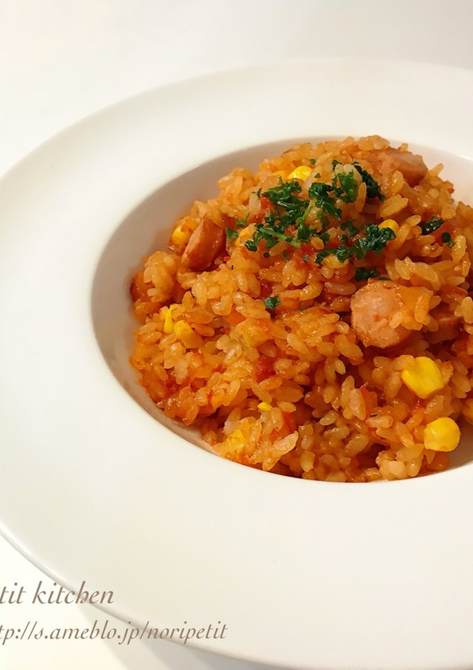 簡単♡炊飯器deトマトピラフ-レシピのメイン写真