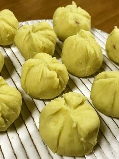 レンジで簡単、さつまいもの茶巾絞り-レシピのメイン写真
