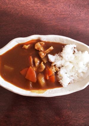 一人暮らし必見 レンジだけでカレー（覚書-レシピのメイン写真