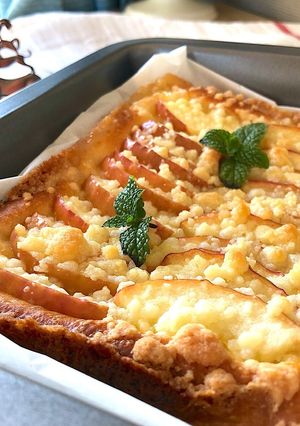 我が家のアプフェルシュトロイゼルクーヘン-レシピのメイン写真