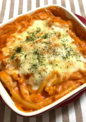 チキンのトマトクリームマカロニグラタン-レシピのメイン写真