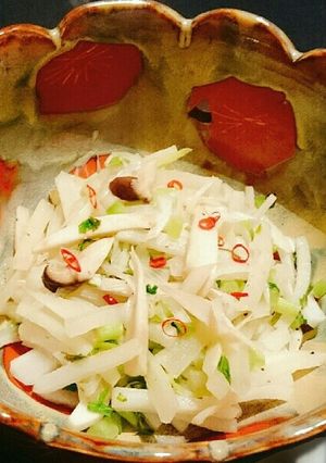 大根としめじのピリ辛胡麻油炒め-レシピのメイン写真