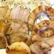 簡単な玉ねぎとれんこんの豚肉巻き