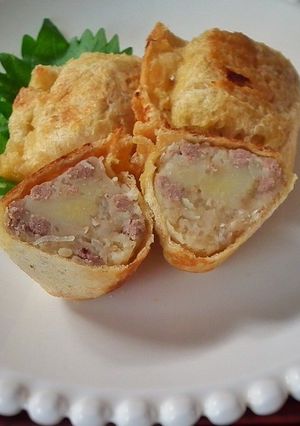 油揚げで?揚げない和風コロッケ-レシピのメイン写真