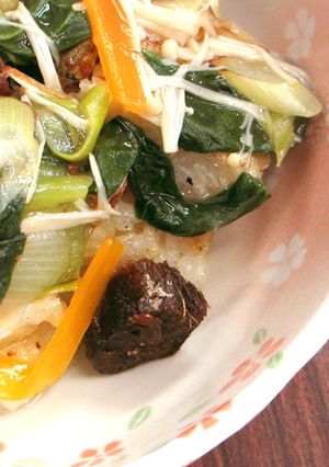 オリーブオイルdeおこげ 野菜あんかけ-レシピのメイン写真