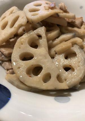 れんこんと豚肉の塩きんぴら-レシピのメイン写真