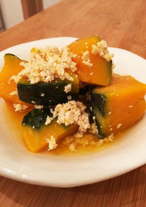 味付けはスタミナ源だけ！超簡単かぼちゃ煮-レシピのメイン写真