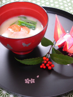 白味噌のお雑煮-レシピのメイン写真