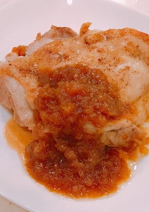 チキンステーキ、おろし玉ねぎソース-レシピのメイン写真