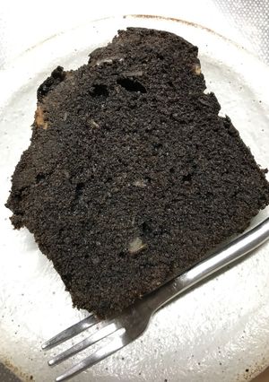 ブラックココアとナッツのパウンドケーキ♪-レシピのメイン写真