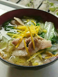 ほっこり~白菜と豚バラの塩こうじスープ-レシピのメイン写真