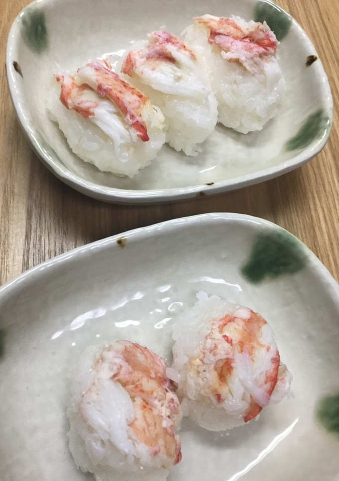 毛ガニのてまり寿司&にぎり寿司-レシピのメイン写真