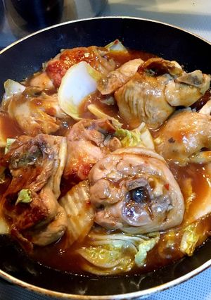 簡単鳥ぶつ切り柔らか中華煮-レシピのメイン写真