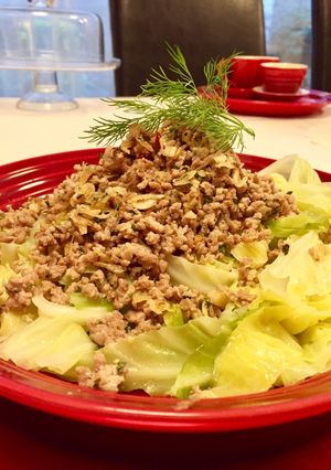 キャベツとひき肉のサラダ-レシピのメイン写真