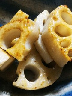 ほくほく蓮根のバター醤油焼き-レシピのメイン写真