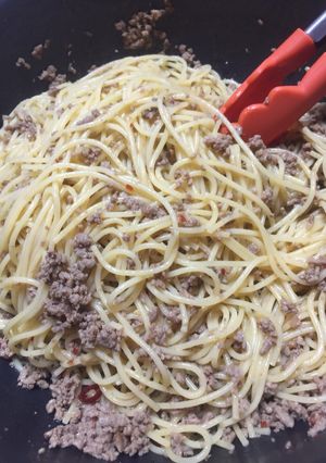 台湾ミンチスパゲッティ-レシピのメイン写真