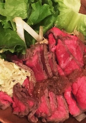 初心者用★炊飯器でローストビーフ-レシピのメイン写真