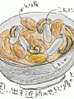 実家の近所の鶏皮煮-レシピのメイン写真