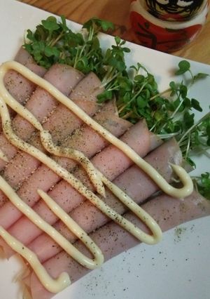 ブロッコリースプラウトハム巻き☆-レシピのメイン写真