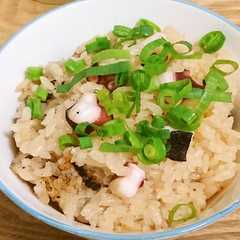 A picture of ☆男飯☆０２３　生姜風味のタコ飯.