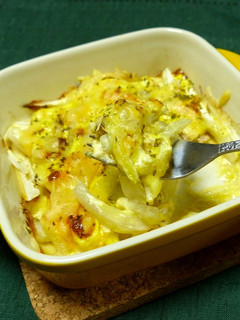 簡単!甘~い☆白菜のツナチーズ焼き-レシピのメイン写真