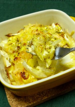 簡単！甘～い☆白菜のツナチーズ焼き-レシピのメイン写真