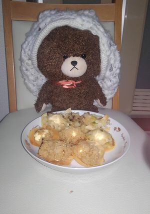 餃子の皮でお好み焼き風☆☆☆☆☆☆☆-レシピのメイン写真