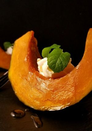 調味料いりません！かぼちゃオーブン焼き-レシピのメイン写真