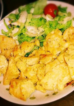 絶品パリっ！柔らかい鶏肉カレーソルト焼き-レシピのメイン写真