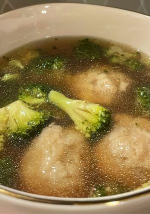 ブロッコリーと肉団子のスープ🍲-レシピのメイン写真